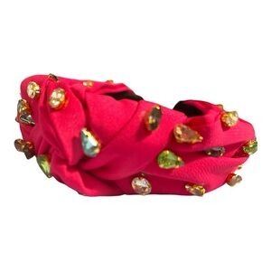 Stunning Red Jeweled Headband